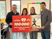 Meridian Fondacija donirala sredstva za humanitarne aktivnosti Kancelariji za mlade Čajetina